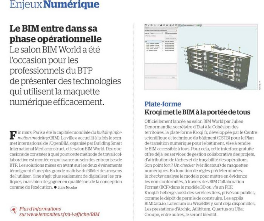 Prelem Bureau d'études techniques fluides et thermiques Lyon et Paris, a assisté au BIM WORLD le 28 Mars 2018