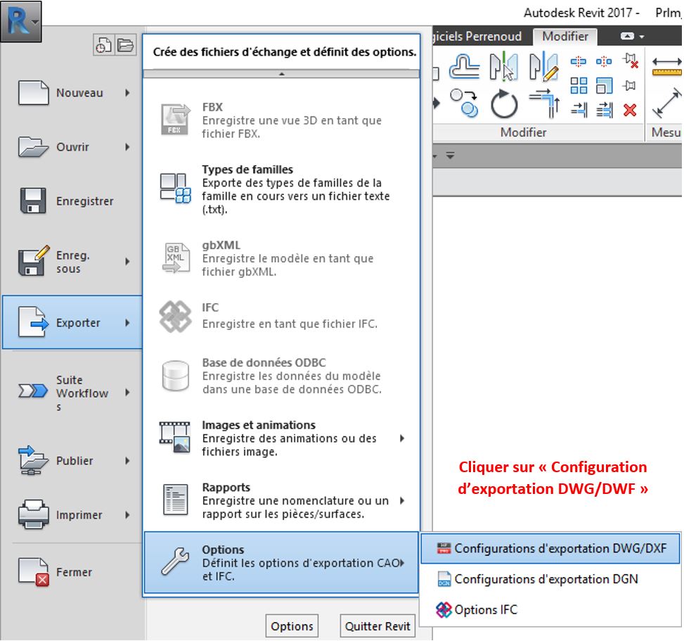 Recommandations techniques Autocad et Revit