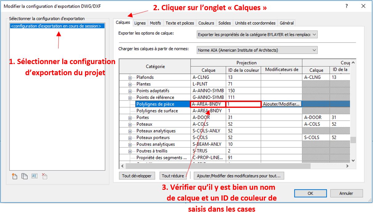 Recommandations techniques Autocad et Revit